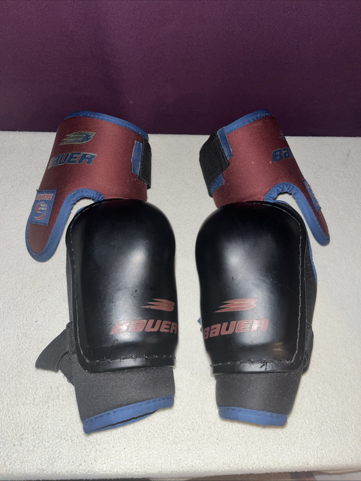 BAUER Supreme EP 3000 ICE HOCKEY ELBOW PADS ADULT size: L/G Excellent Condition