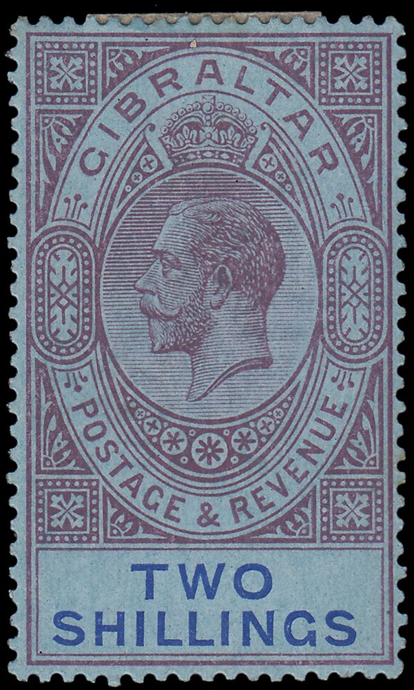 Gibraltar 82 1921-32 Effigy Of George V MH