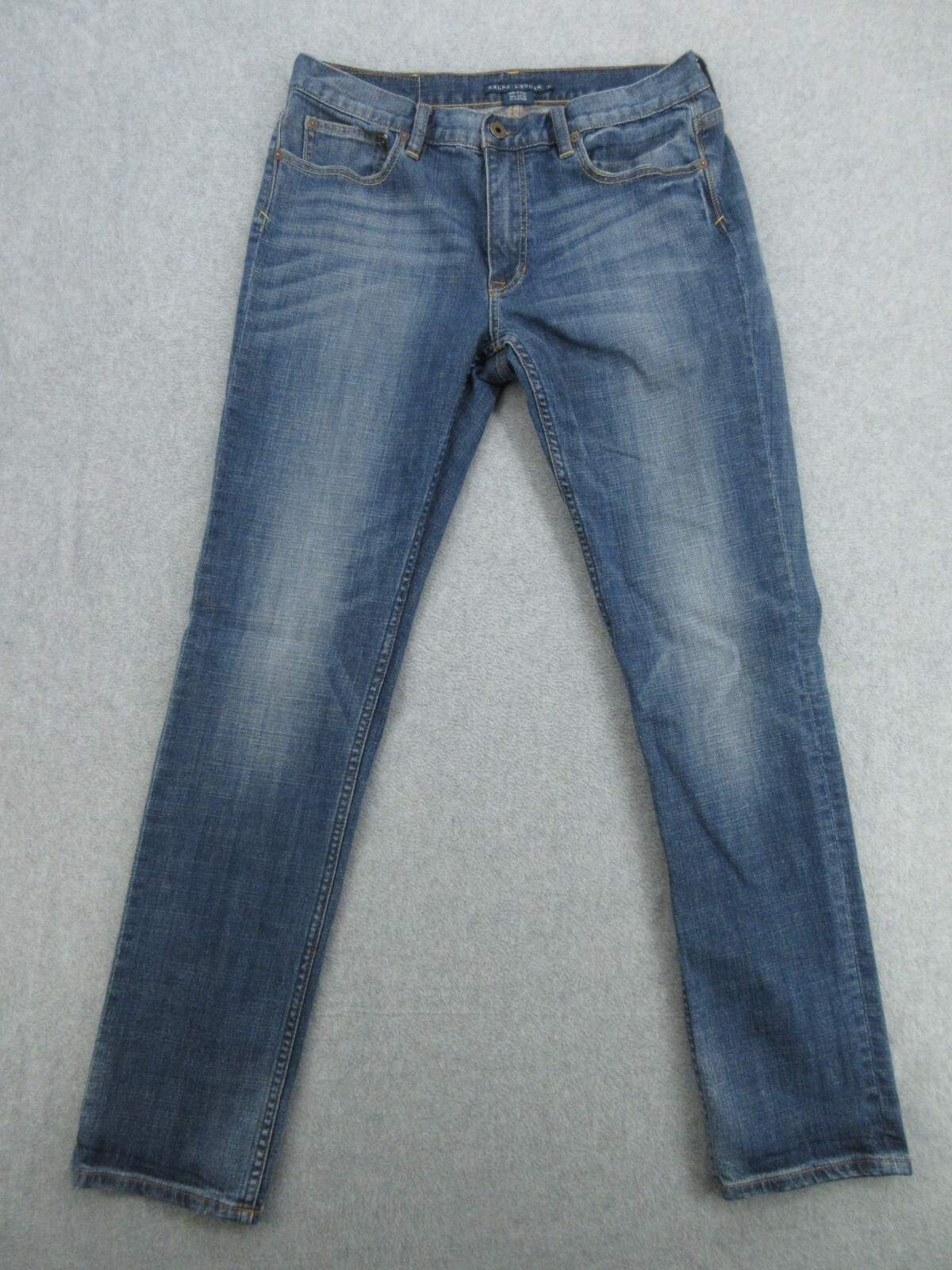 Ralph Lauren Jeans Womens 31 (FITS 32x31) Blue Slim Thompson 650 Denim Adult