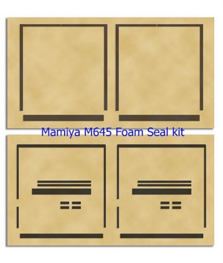 Mamiya M645 Light Seal 2pcs Kit replace Sponge Adhesive Film Camera From Japan