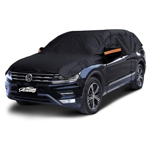 Half Car Cover Top, Hail Protector Car Cover with Cotton Liner, 2- SUV M