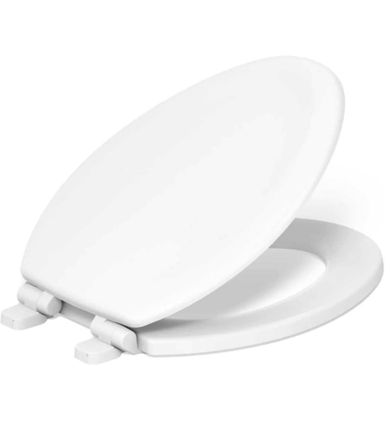 KOHLER 4636-RL-0 Cachet ReadyLatch Elongated Toilet Seat, Quiet-Close Lid, Conto
