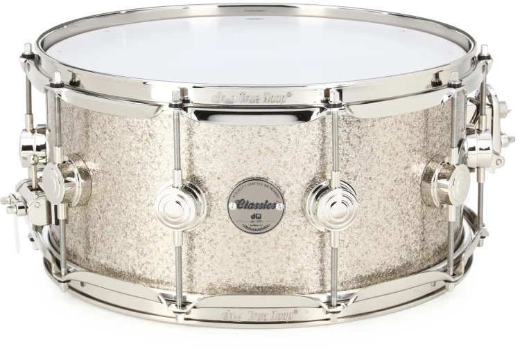 DW Collector's Series Classics Snare Drum - 6.5 inches x 14 inches, Nickel