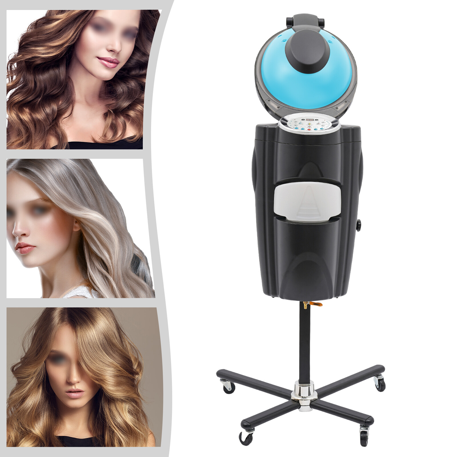 Nano Mist Ultrasonic Ozone Hair Care Salon Spa Steamer Oil Treatment Coloring..