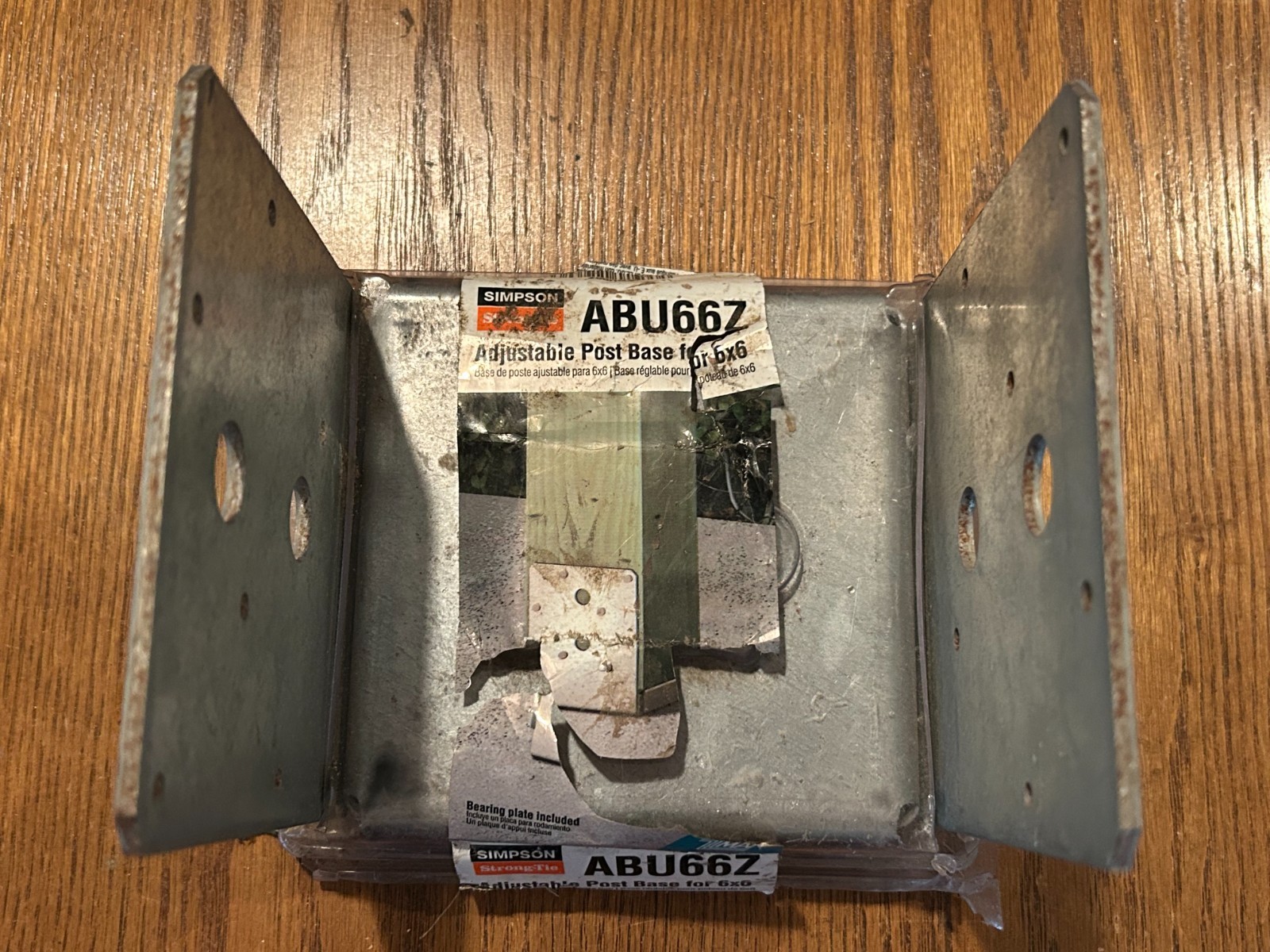 Simpson Strong-Tie ABU66Z 6 x 6 Adjustable Post Base ZMAX Galvanized New