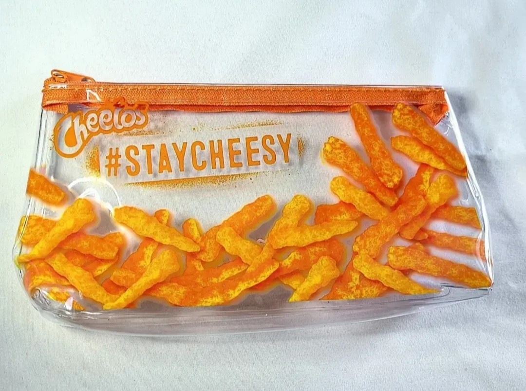 Cheetos Chester The Cheetah Makeup/Stationary Zipper Pouch Bag