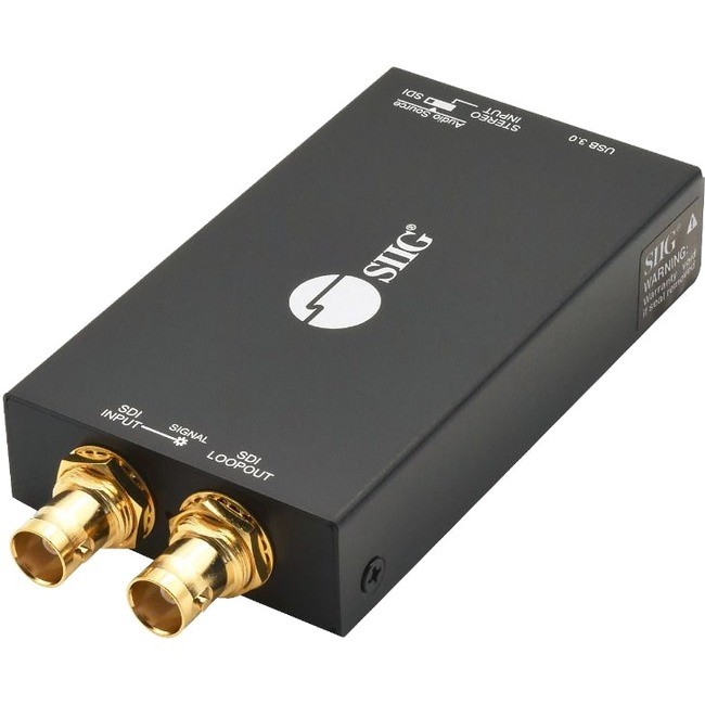 SIIG 1080p USB 3.0 3G-SDI Capture Device with Loopout TAA Compliant