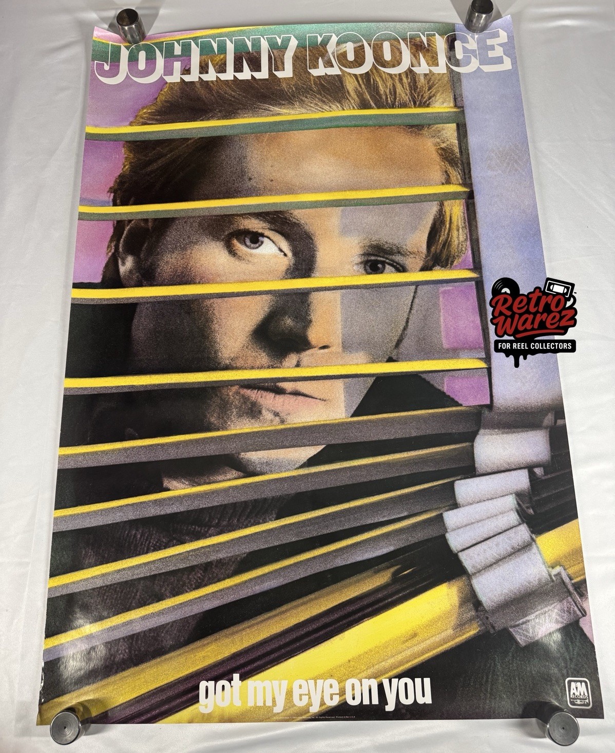 Johnny Koonce Got My Eye On You Poster 24x36” 1983 Rock VTG The Distractions