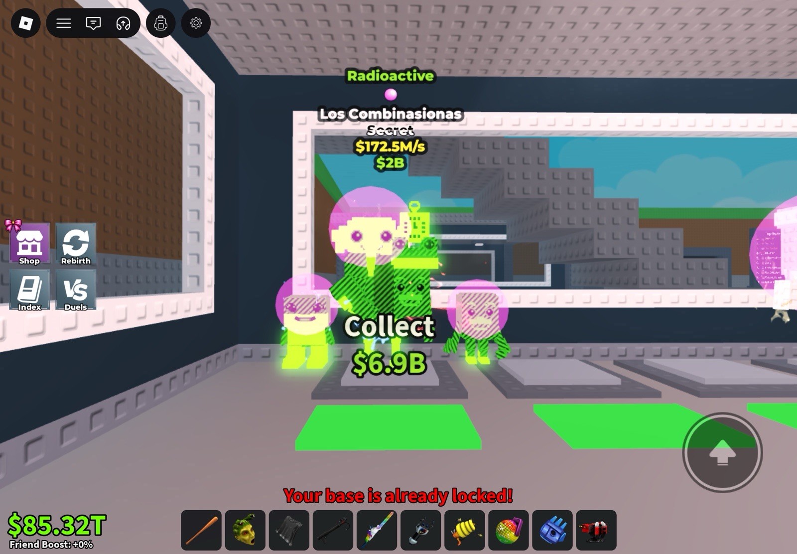 Los Combinasonas Radioactive Secret Game Asset $172.5M/s $2B