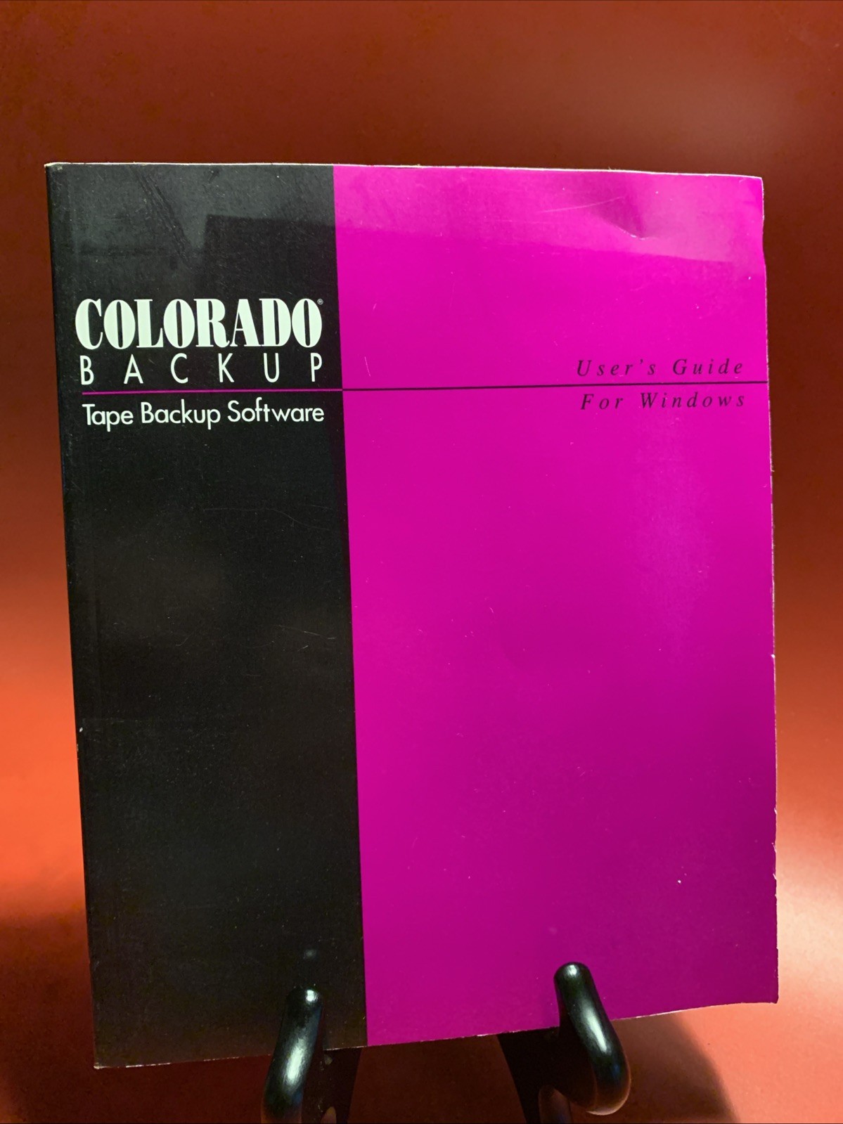 Colorado Tape Backup Software Users Guide For Windows PC Manual 1994