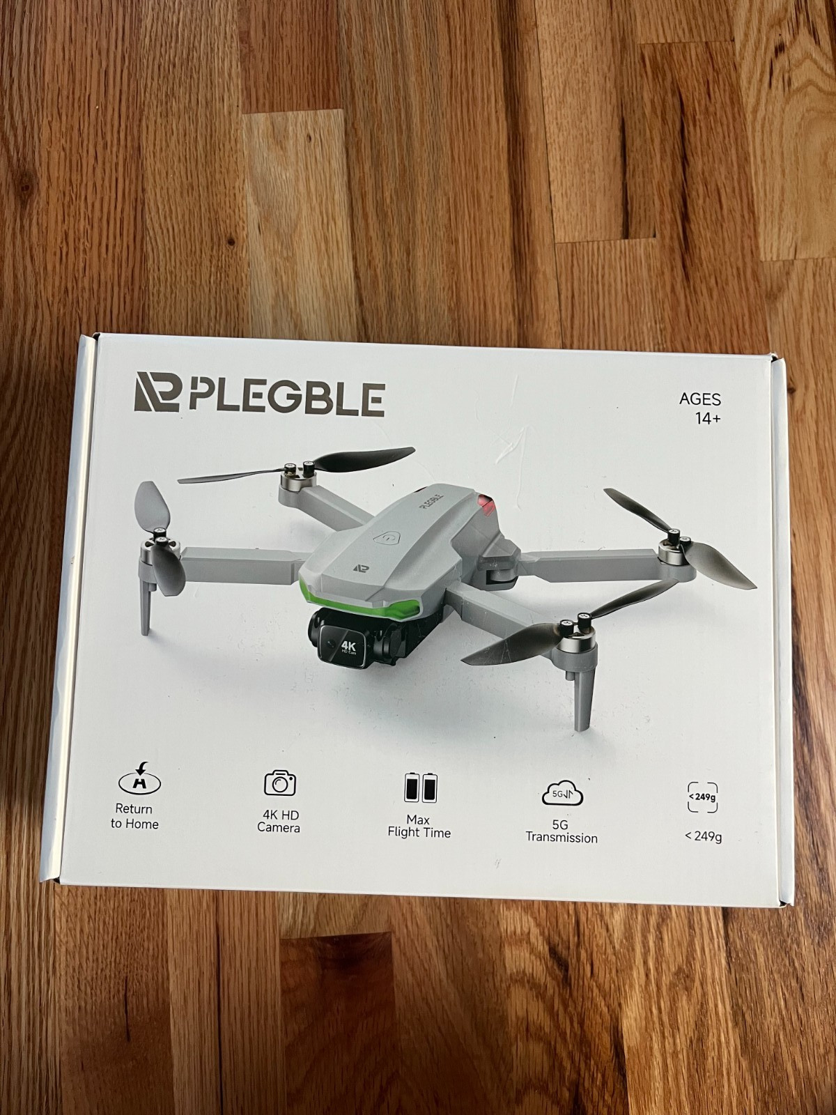 PLEGBLE PL-710 4K Drone GPS EIS 70 Min Flight 8.3MP Camera Aerial Photos 