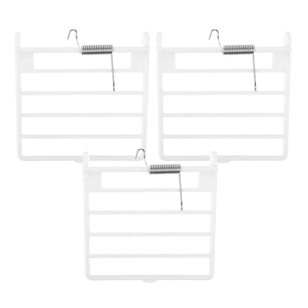 3 Pcs Birdcage Door Accessories Fronts Food Holder Supply Accessory
