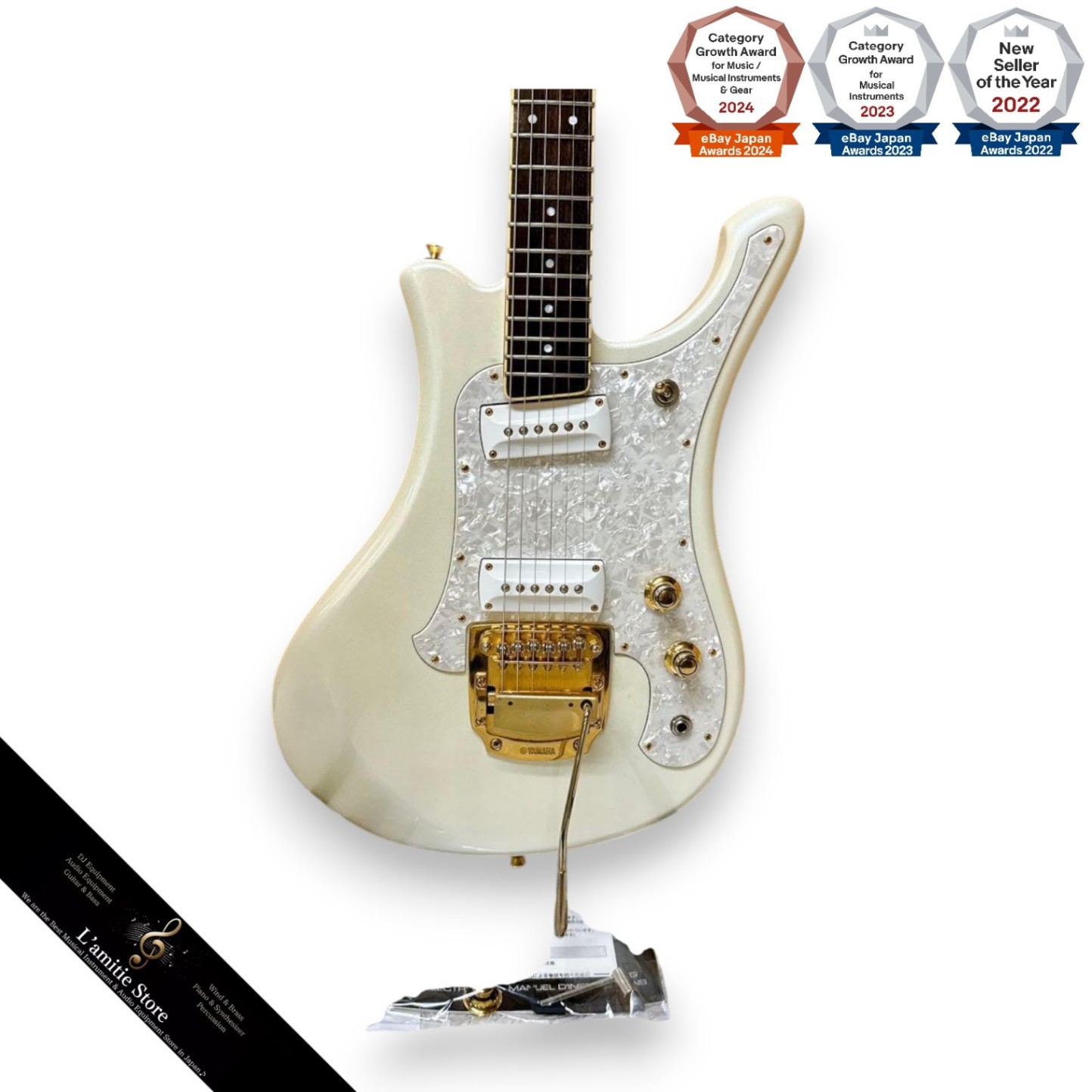 YAMAHA SGV1200 Pearl Snow White Electric Guitar with Modifications