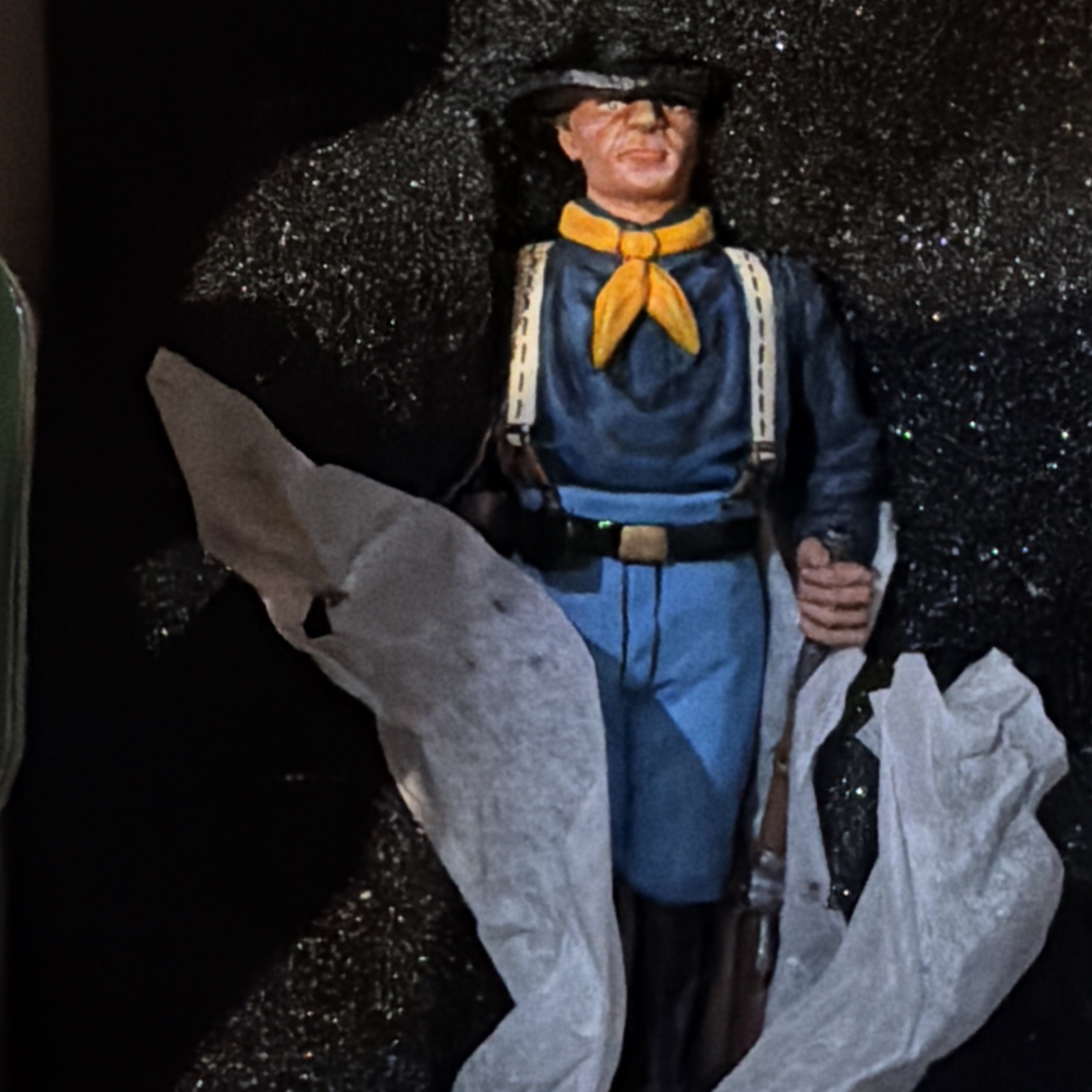 King & Country  KX009 54mm American west Standing Cavalry Trooper Long Retired