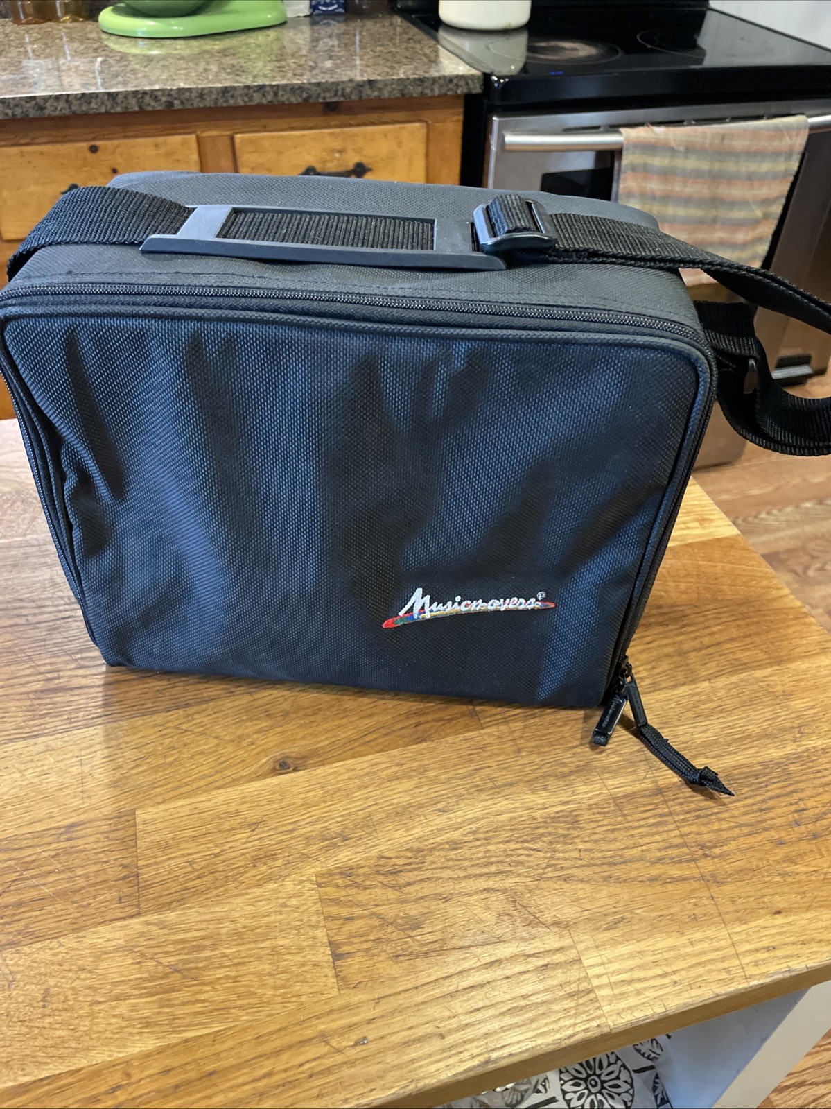 Vintage Musicmovers 30 CD Carrying Storage Case Black Logic w/ Strap Retro 90’s