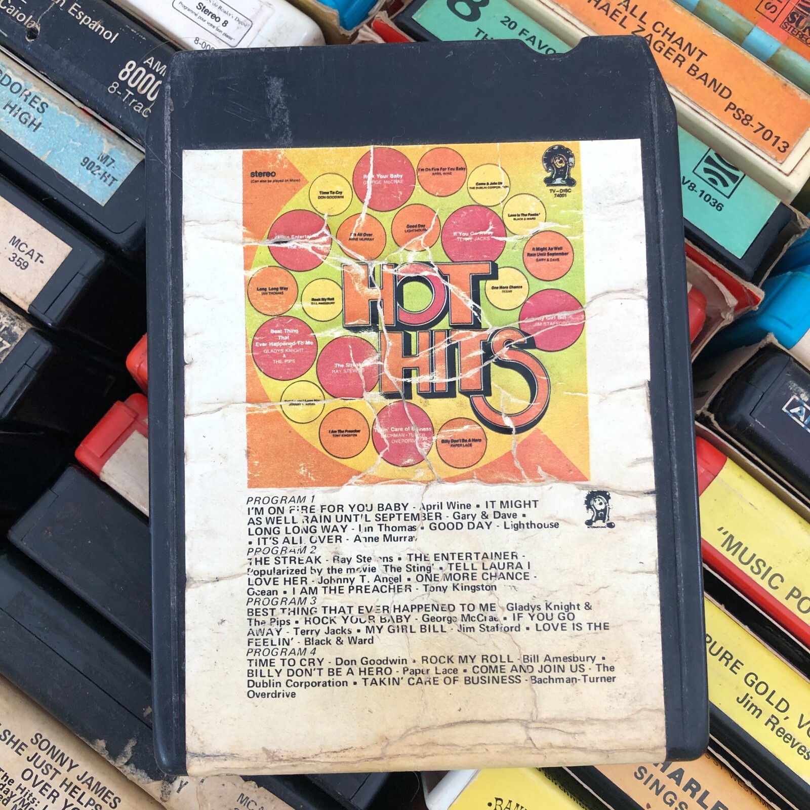 Hot Hits, 8 Track Tape 