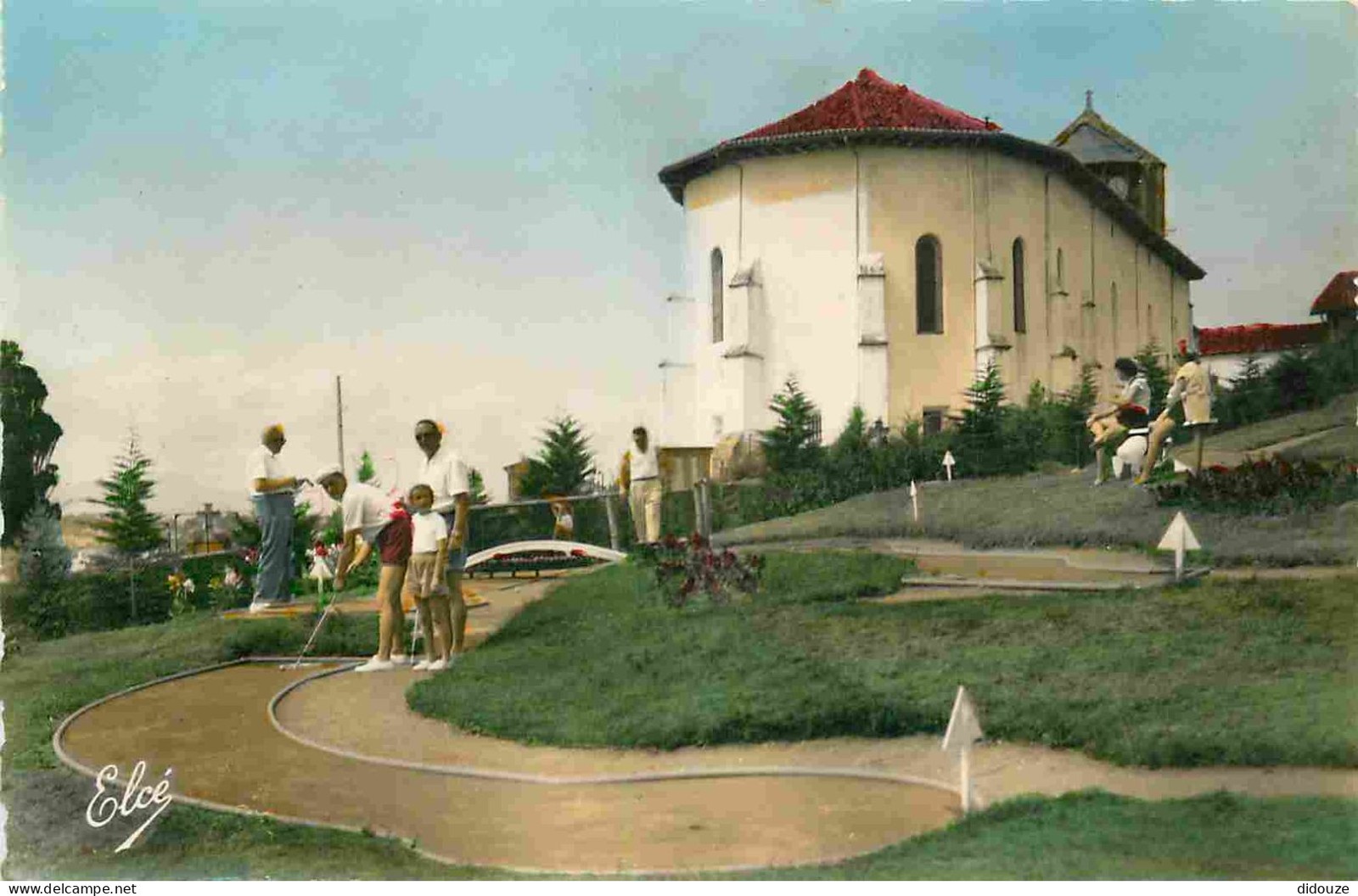 Postcard - Sports - Golf - Bidart - Miniature Golf and the Church - Mention