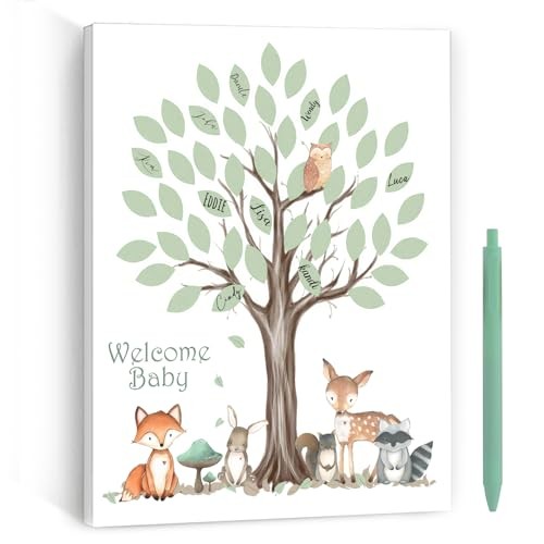 Baby Shower Decorations - Lovely Keepsake for Mom-to-Be, Nursery Walls Woodland