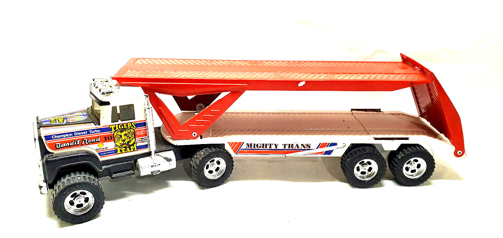 Vintage Large Truck 48 cm Tow Gozan Sheet Mighty Trans Tigers Team