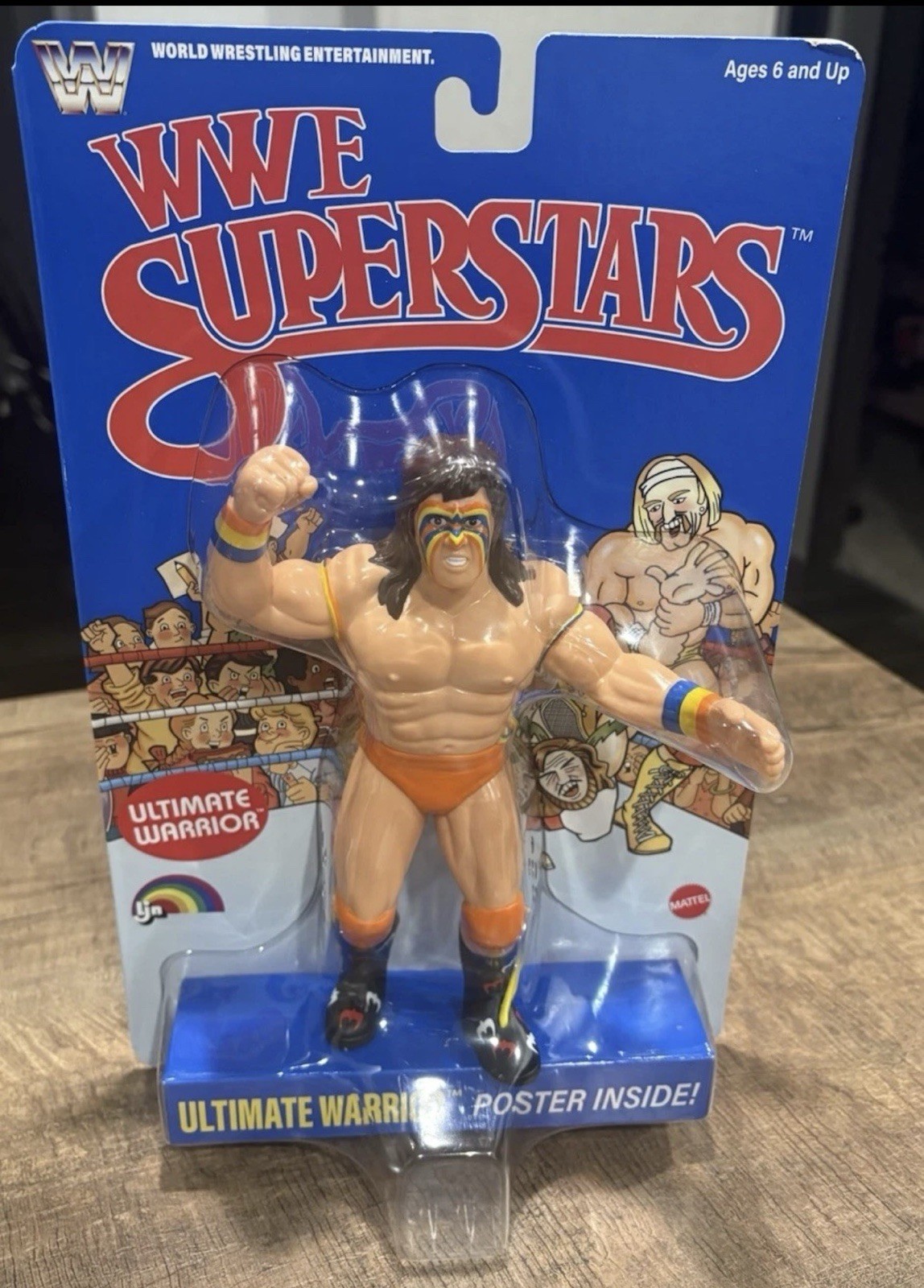 Mattel WWE Superstars LJN Series 2 ULTIMATE WARRIOR 1980’s 8" Retro Figure 2026
