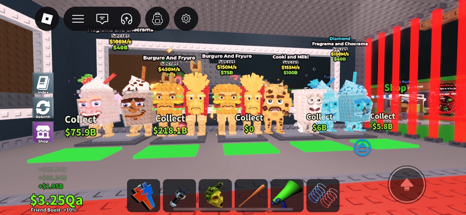 Secret Game Collectibles Gold Diamond Cursed Radioactive Yin Yang Pets & Items