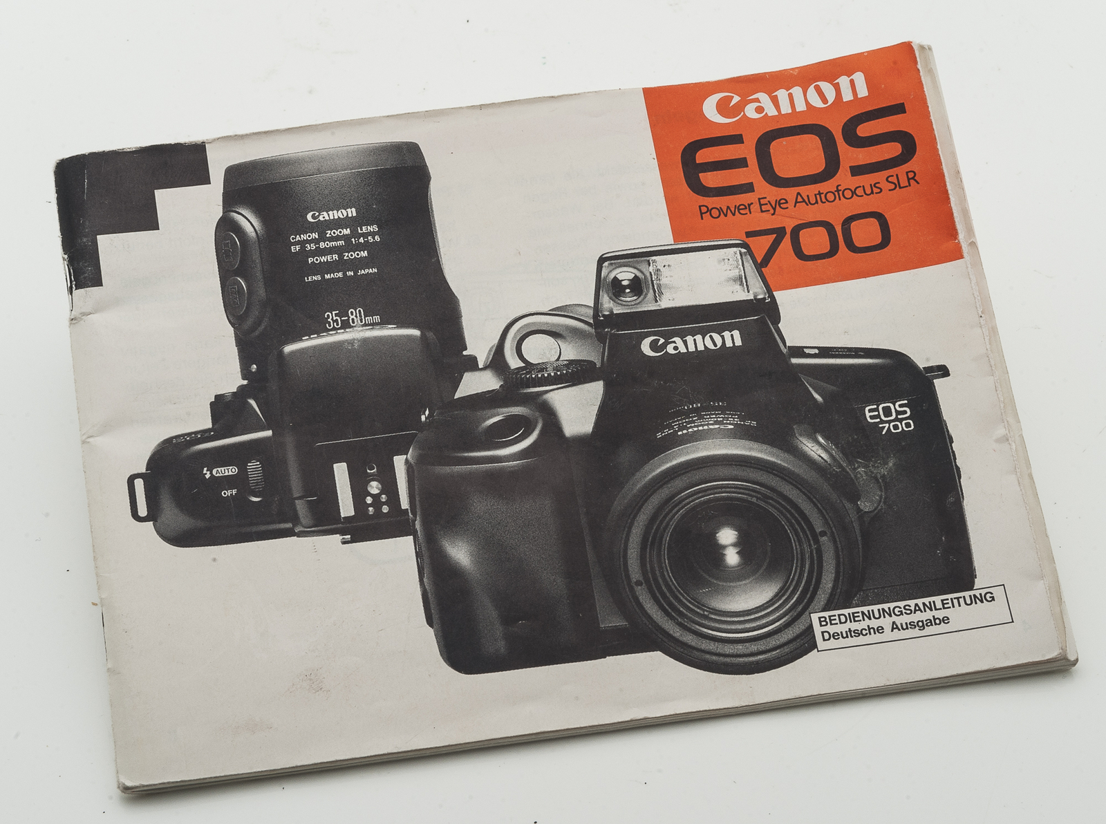 Manual Canon EOS 700 Power Eye Jautofocus SLR Guide