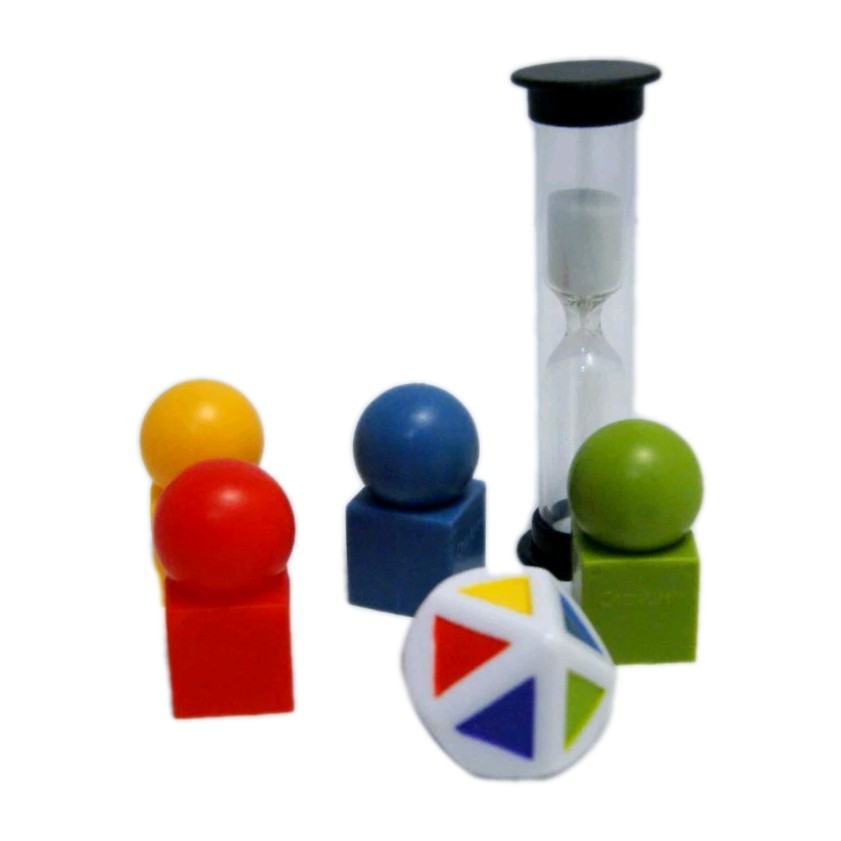 Cranium Board Game Replacement Pieces 4 Tokens 10 Sided Dice 1 Minute Timer