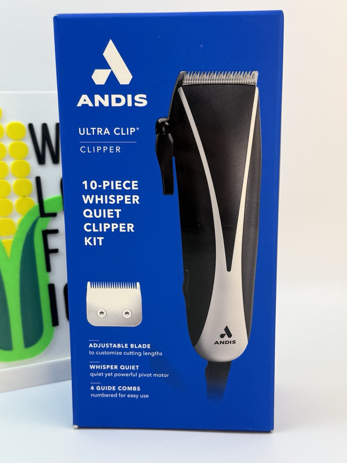 Andis Ultra Clip Clipper  10 PC  Whisper Quiet