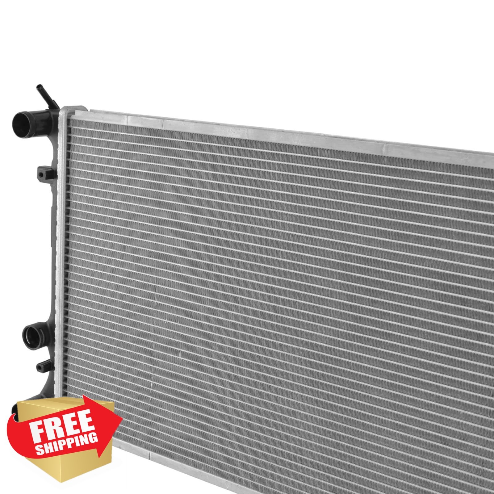 TRQ Radiator 1 Row Aluminum Jetta 2.0L 2.5L Passat Beetle