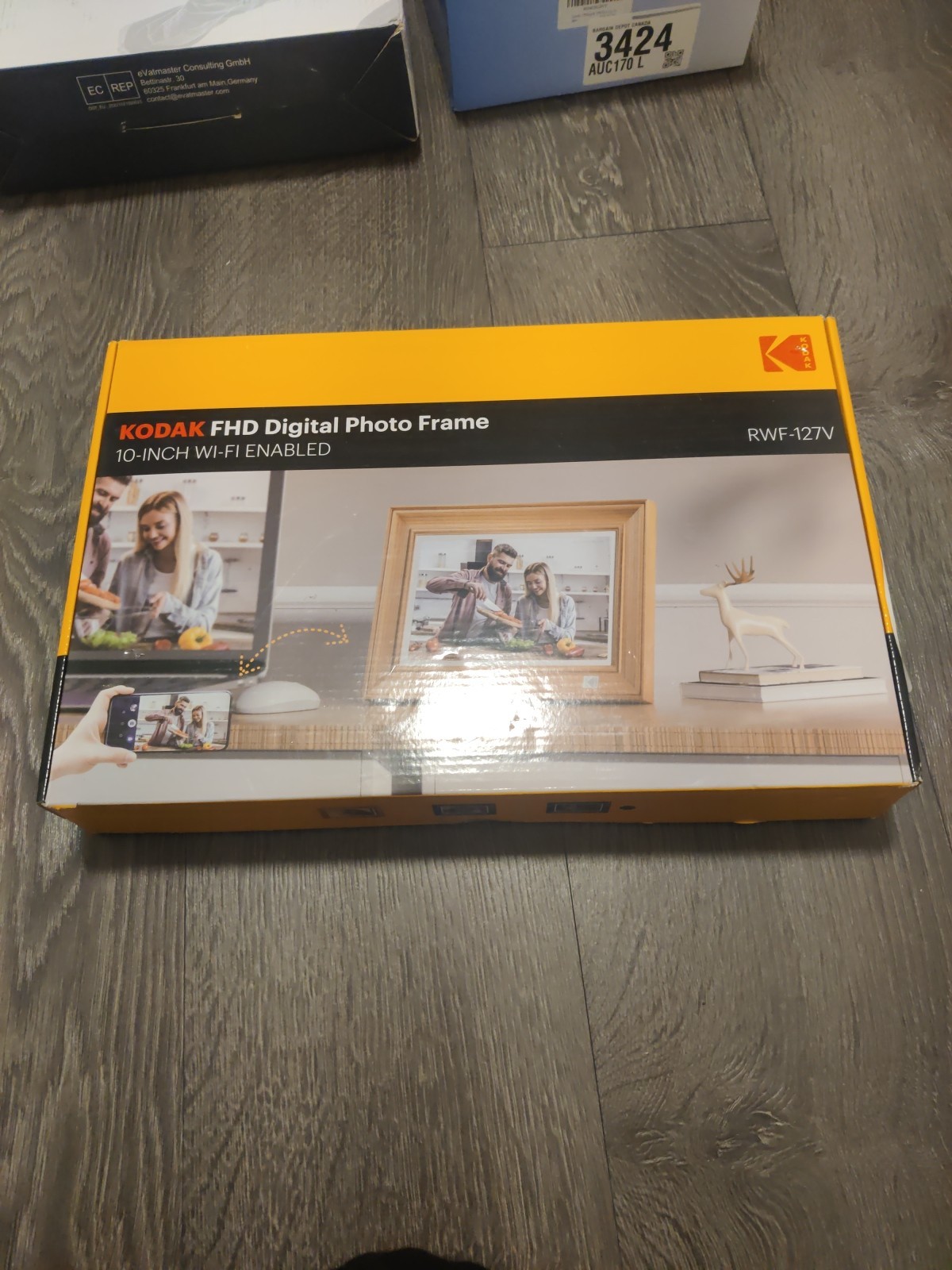 Kodak RWF127V 10" FHD Wi-Fi Digital Photo Frame – Full HD Smart Frame – New