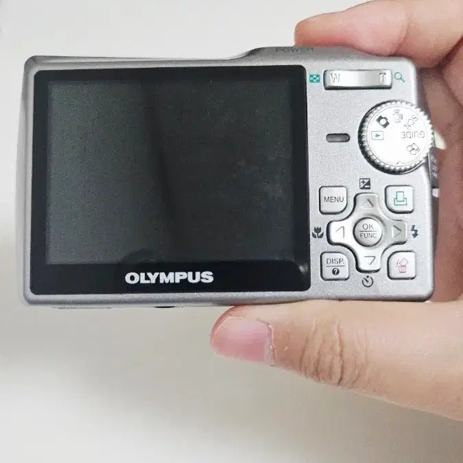 Olympus Stylus 700 Silver Compact Camera - For Parts/Repair