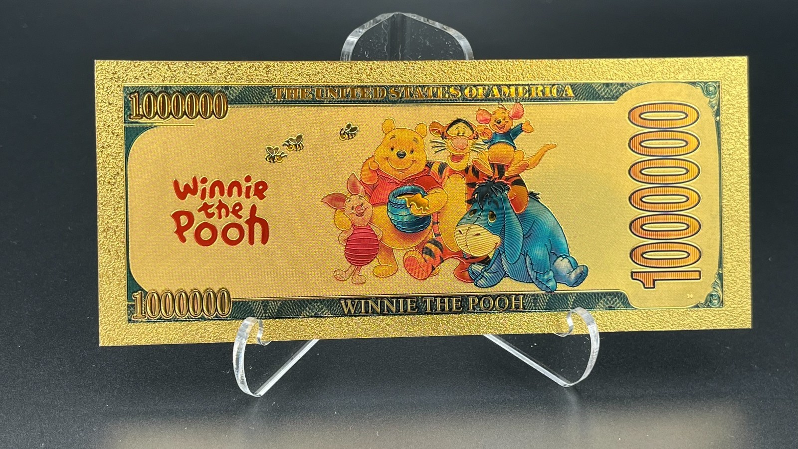 Eyore $1M Novelty Bill • Commemorative Fantasy Note • Collectable