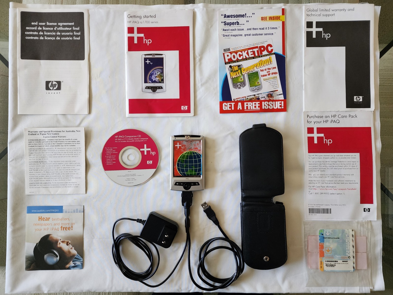 HP iPAQ rz1715 Pocket PC 3.5" Color LCD Windows Mobile 2003 PDA