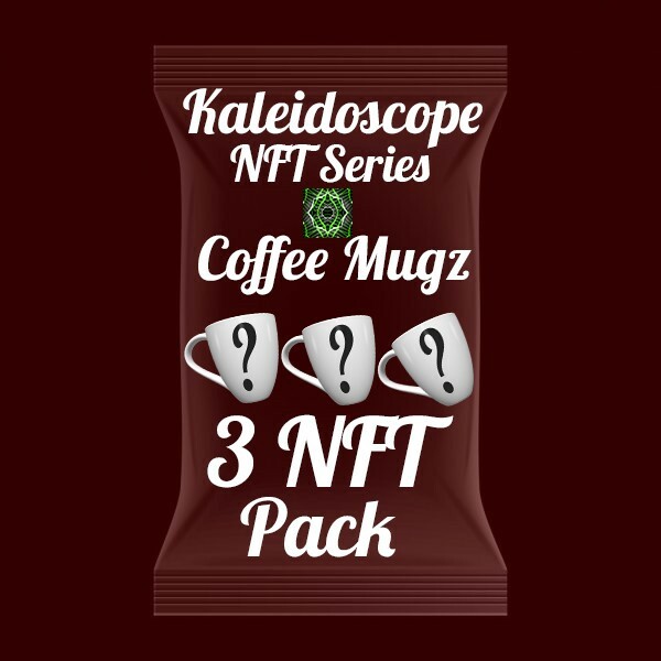 10x Coffee Mugz - 3 Pack Kaleidoscope NFT Series - Stickerz and AR - 30 NFTs 