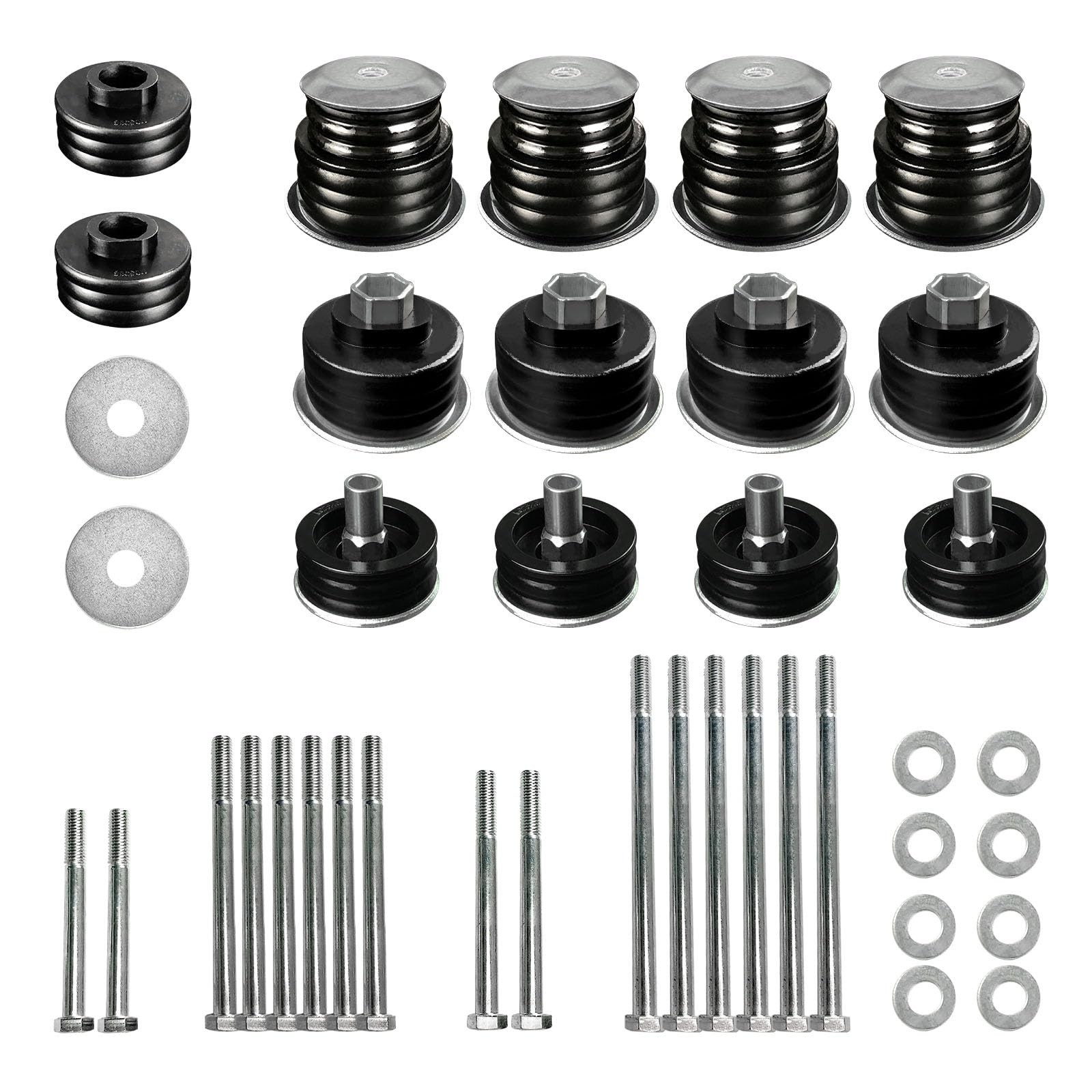KF04058BK Body Cab Bushing Kits for 1999-2007 Ford F250 F350 Super Duty Polyu...