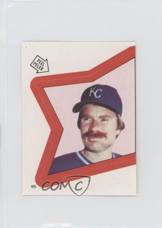 1983 O-Pee-Chee Album Stickers Dan Quisenberry #165 0q3