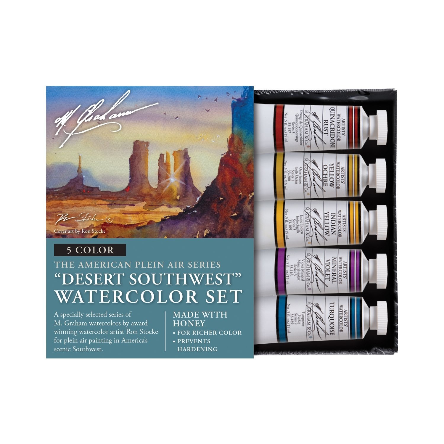 M. Graham & Co. Watercolor Set - Vibrant, Pro-Grade Pigments for All Artists