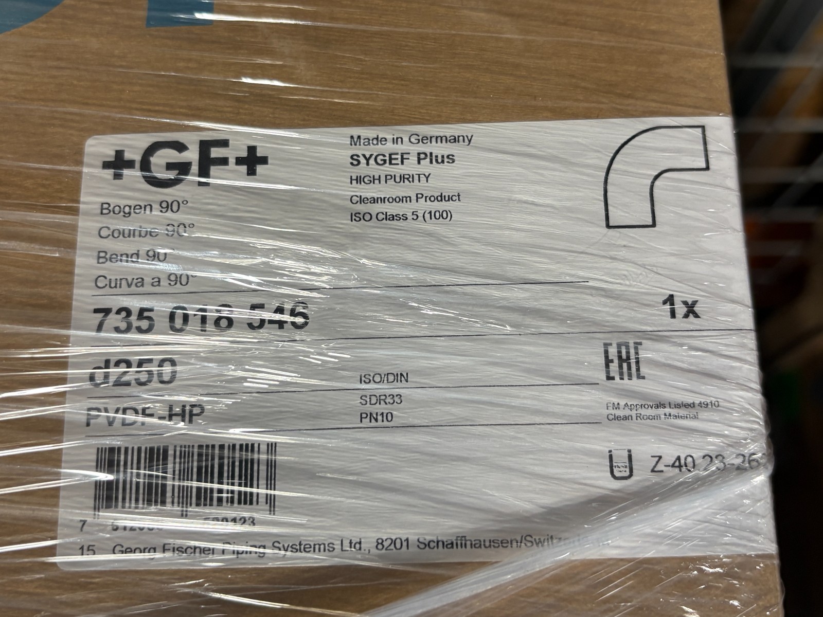 GF+ PVDF 10" 90 - 735018546