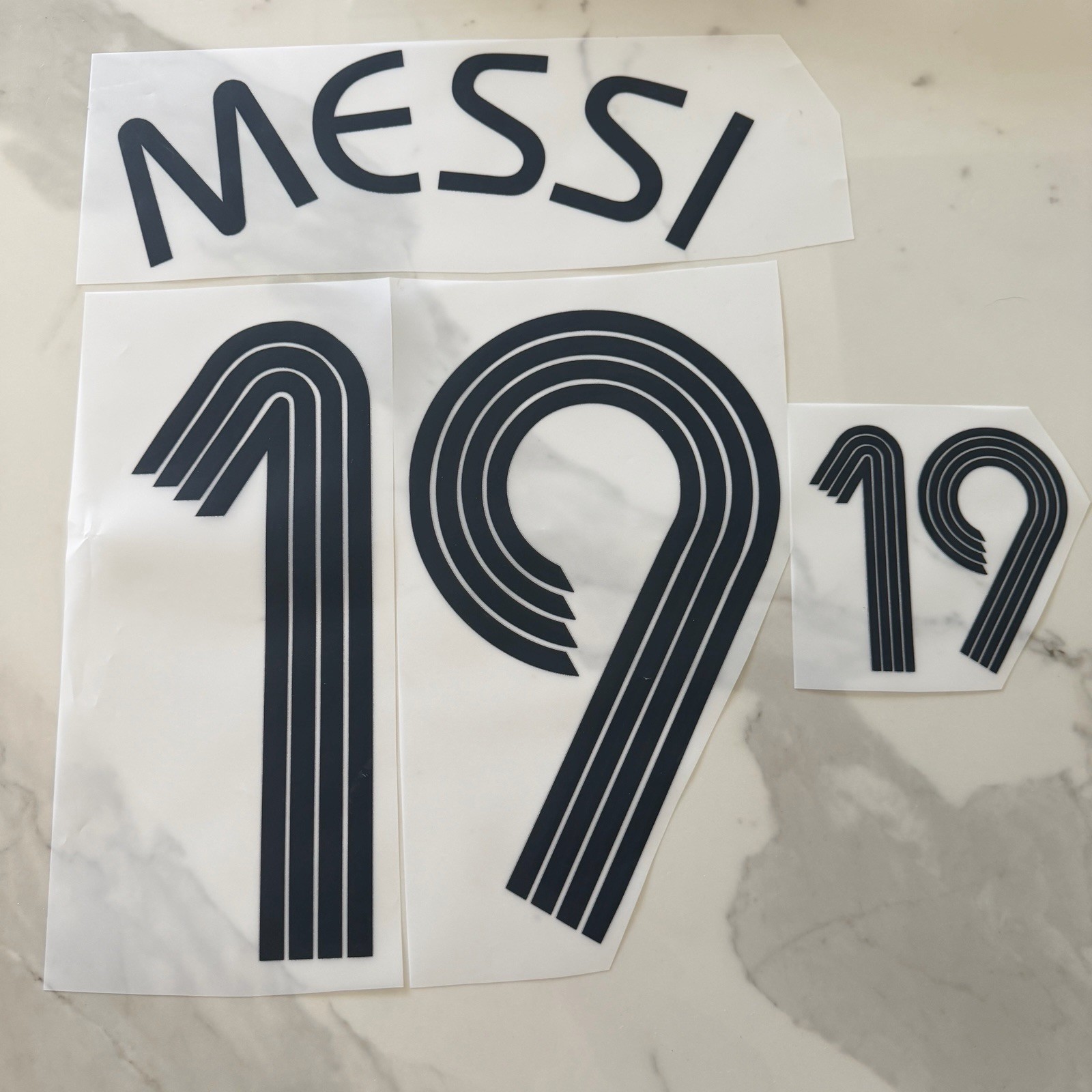 2006-07 MESSI Argentina Home Nameset Name Set Dorsal Patch Badge Parche DTF