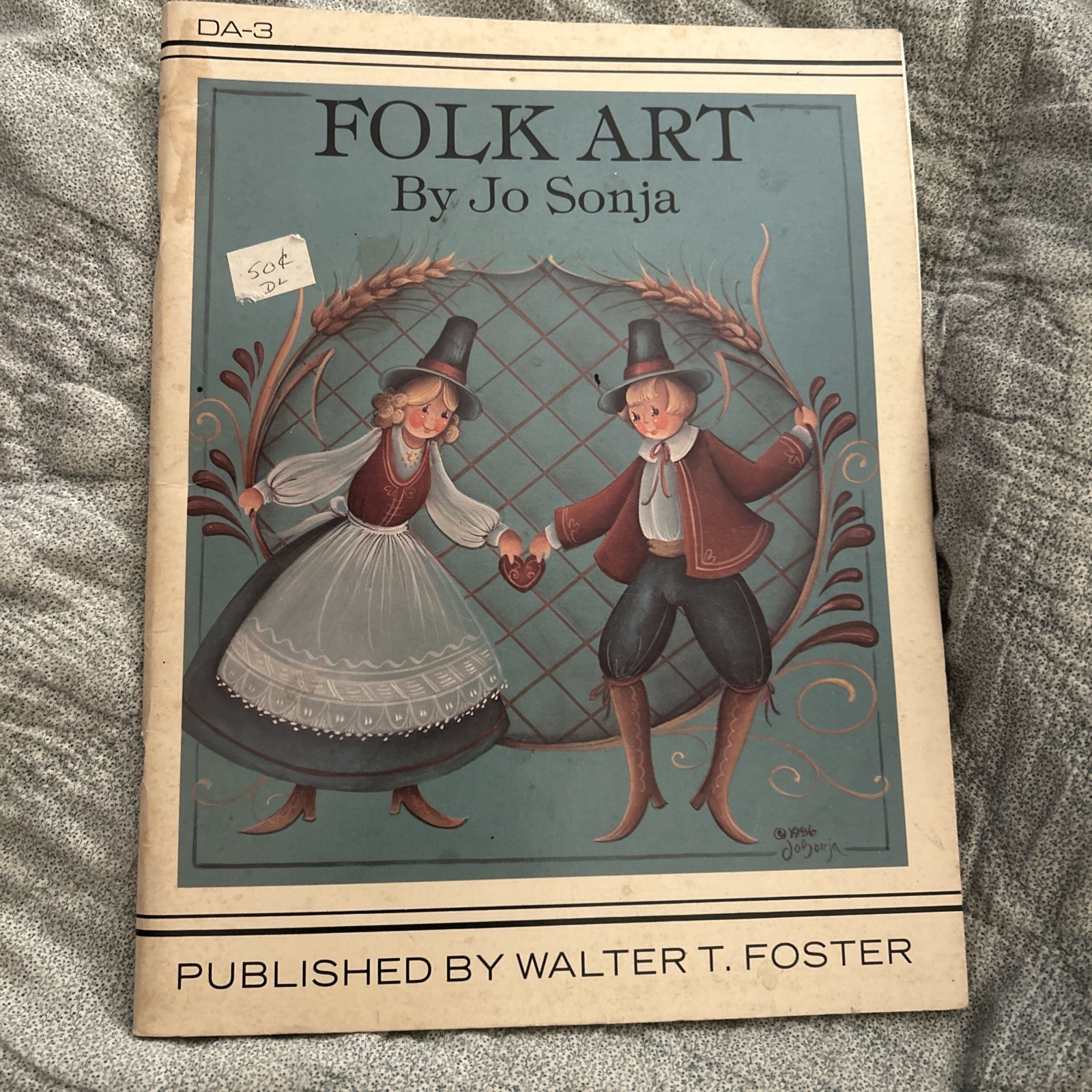 Folk Art by Jo Sonja VTG Book 1986 Instructions People Florals Cats Rooster