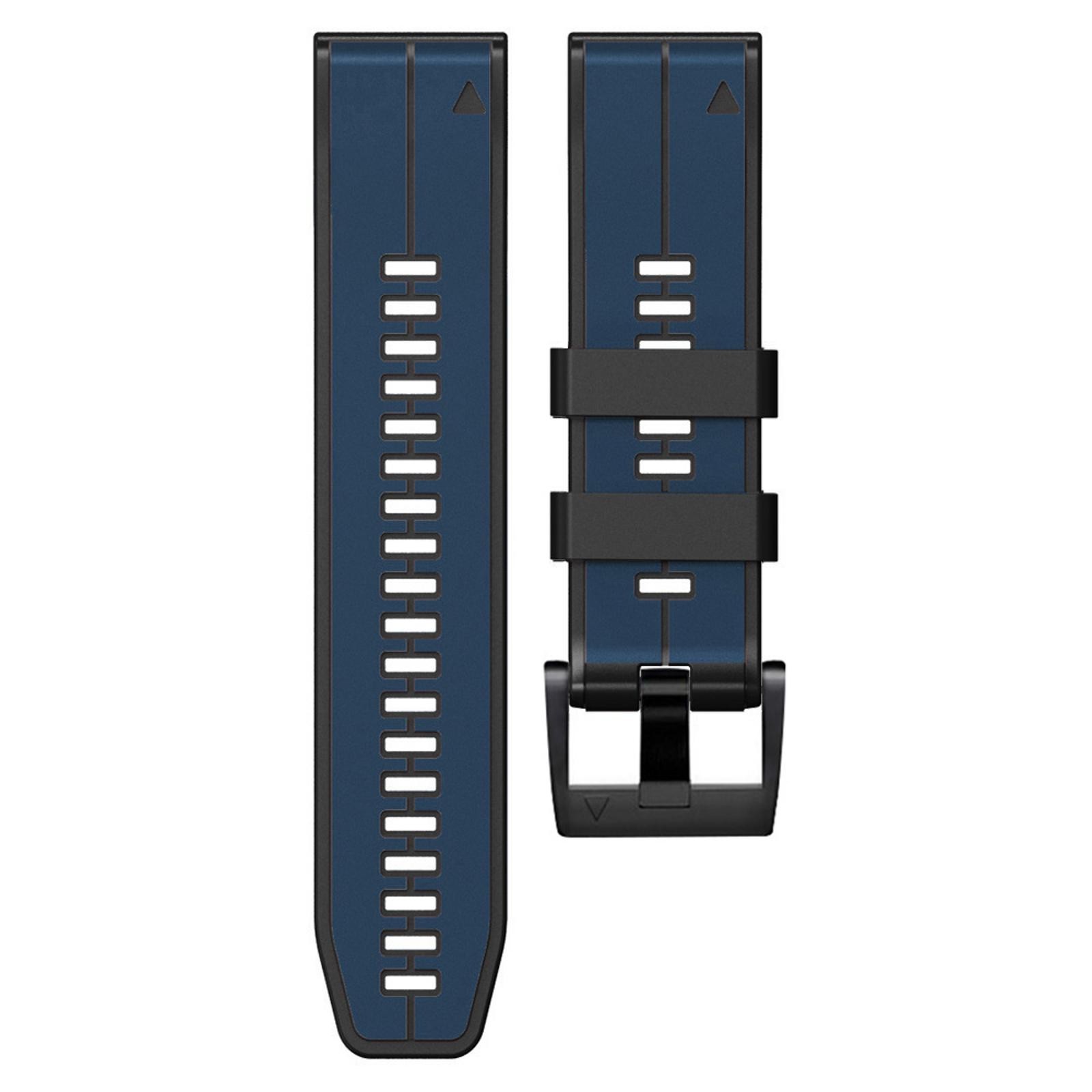 22mm Silicone Watch Band Strap for Garmin Fenix 7/6/6Pro/5/5 Plus/Approach S60/
