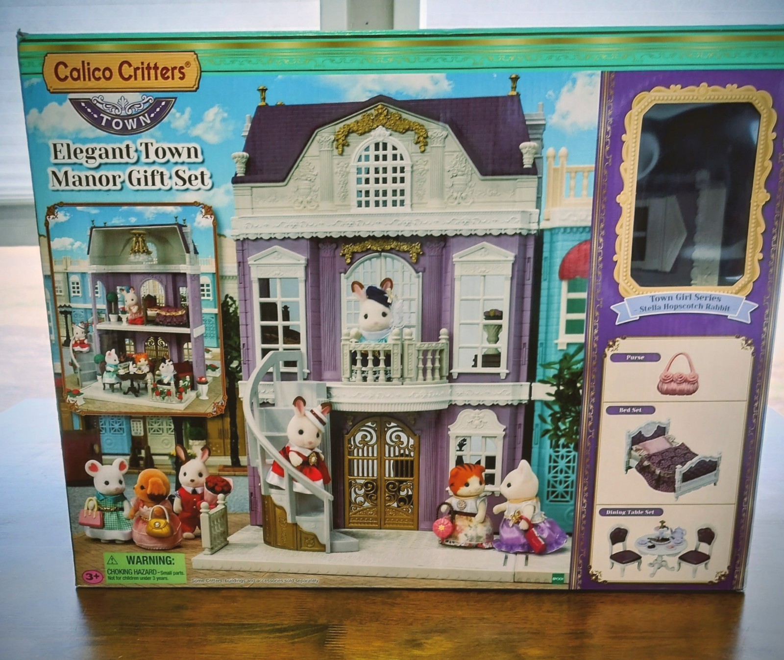 Calico Critters Elegant Town Manor  Playset Set w/ Box  Epoch