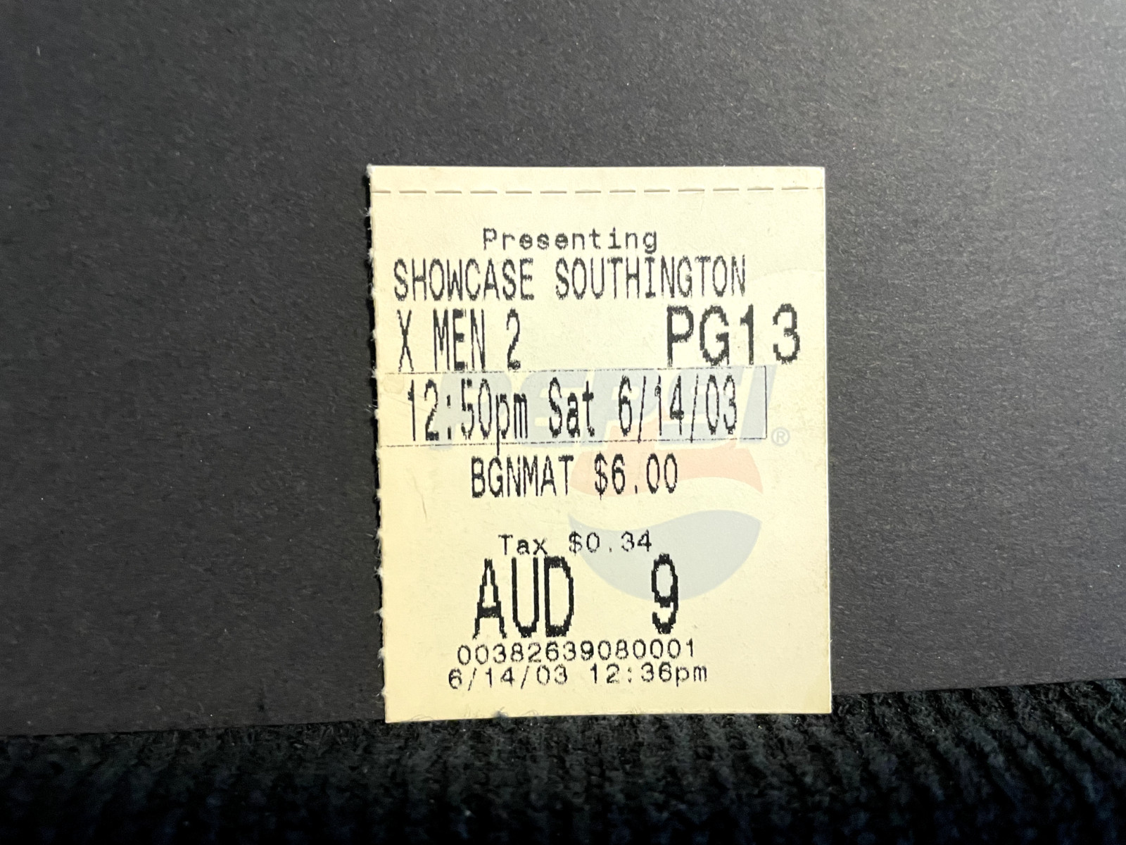 Vintage Movie Ticket Stub X Men 2 MARVEL