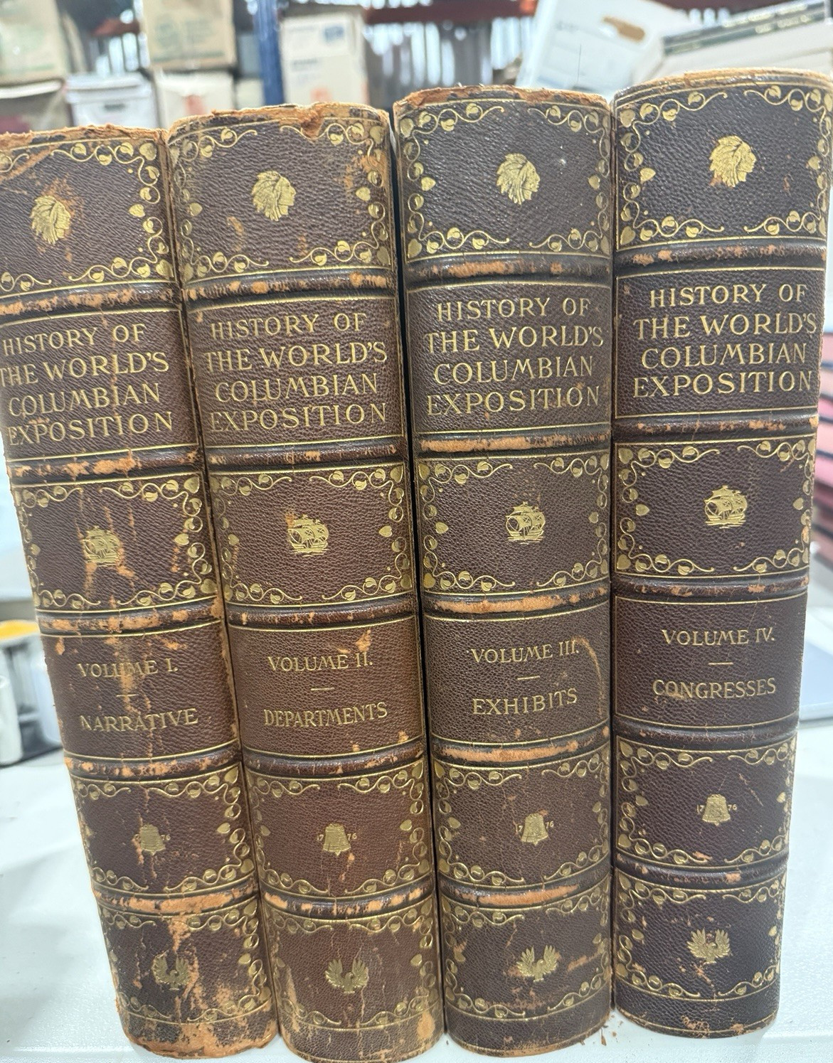 A History of the World’s Columbian Exposition Held In Chicago In 1893 4 vol orig
