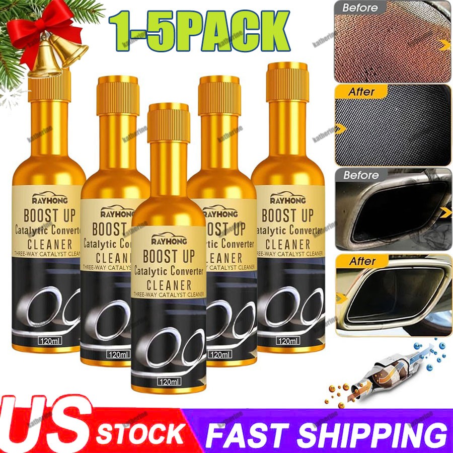 Instant CarExhaust Handy Cleaner Catalytic Converter Easy To Clean Engine 1-5PCS