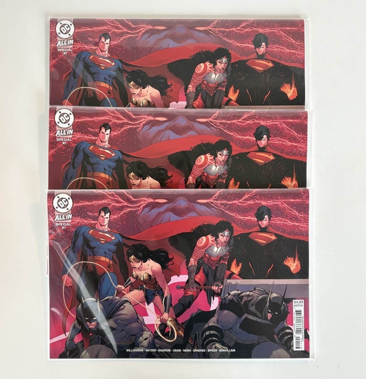 DC ALL IN SPECIAL #1 3RD PRINT ABSOLUTE BATMAN WONDER WOMAN SUPERMAN Dragotta