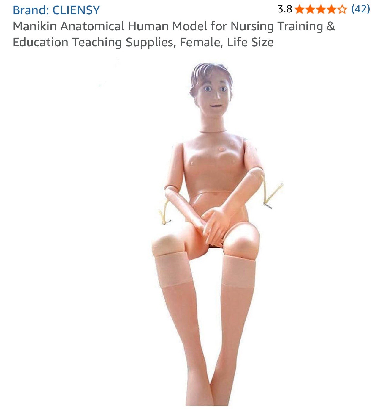 Medical Mannequin for Nursing TrainingEducationPatientFemale,set of 2- life size