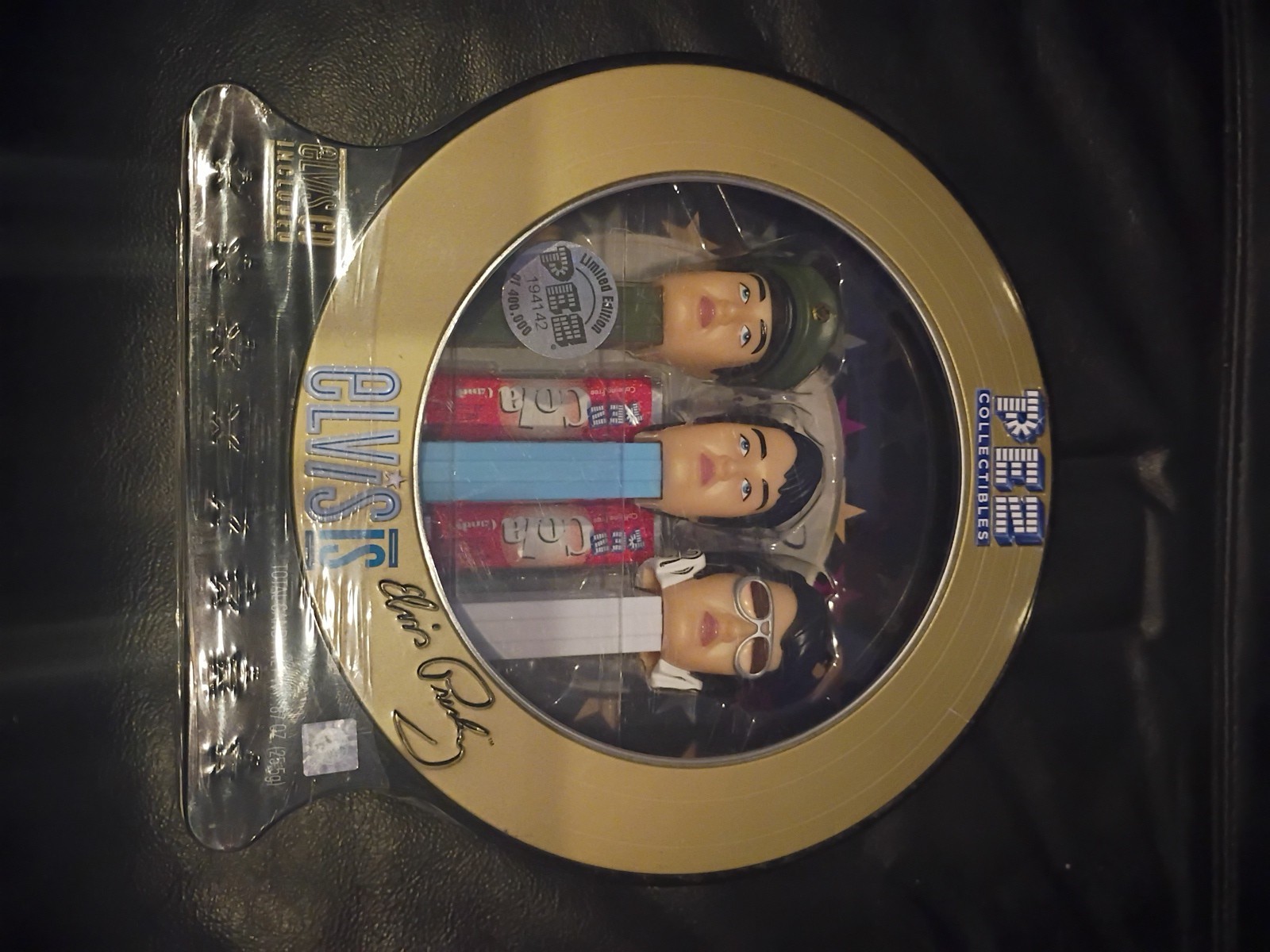 Elvis Presley Limited Edition Vintage PEZ Dispensers with CD - Brand New SEALED