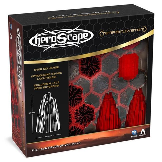 Renegade Game Studios REN02792 Heroscape Boiling Tension Lava Fields Terrain ...