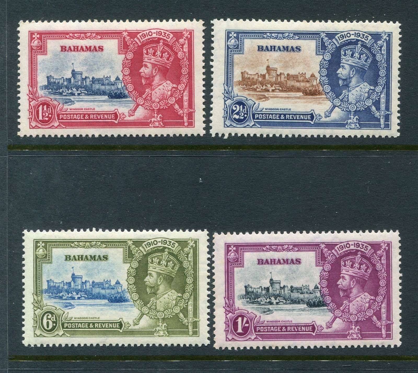 Bahamas #92-95 Silver Jubilee Complete Set [Mint Never Hinged]